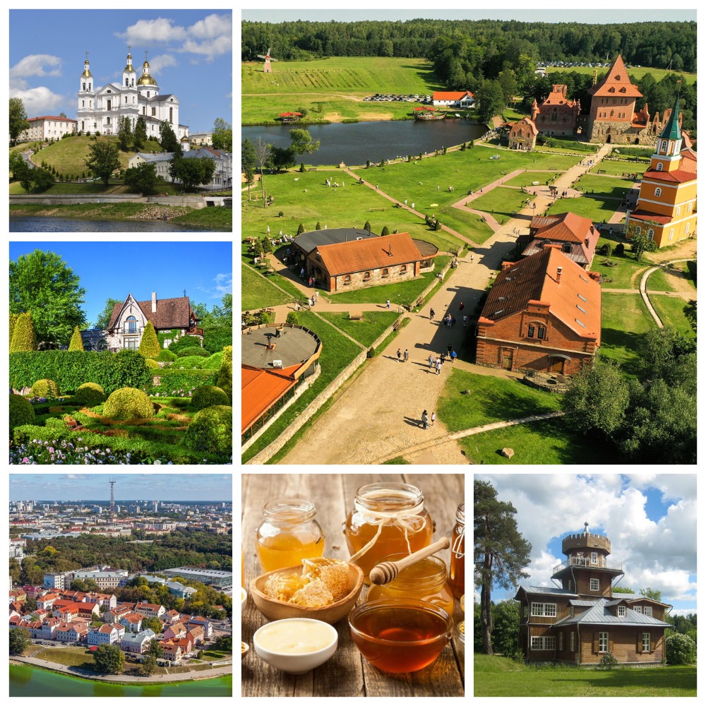 Лето в Беларуси (усадьба Ореховно, Витебск, усадьба Здравнево, Минск, парк Сула, Березинский заповедник)